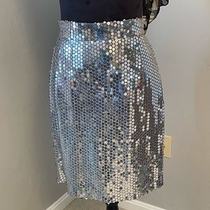 Silver Sequin Mondi skirt